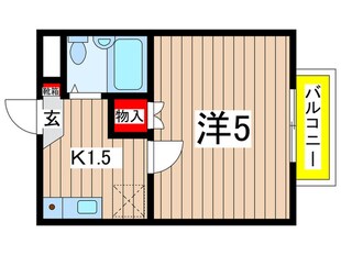 サンシティ稲田堤第６の物件間取画像